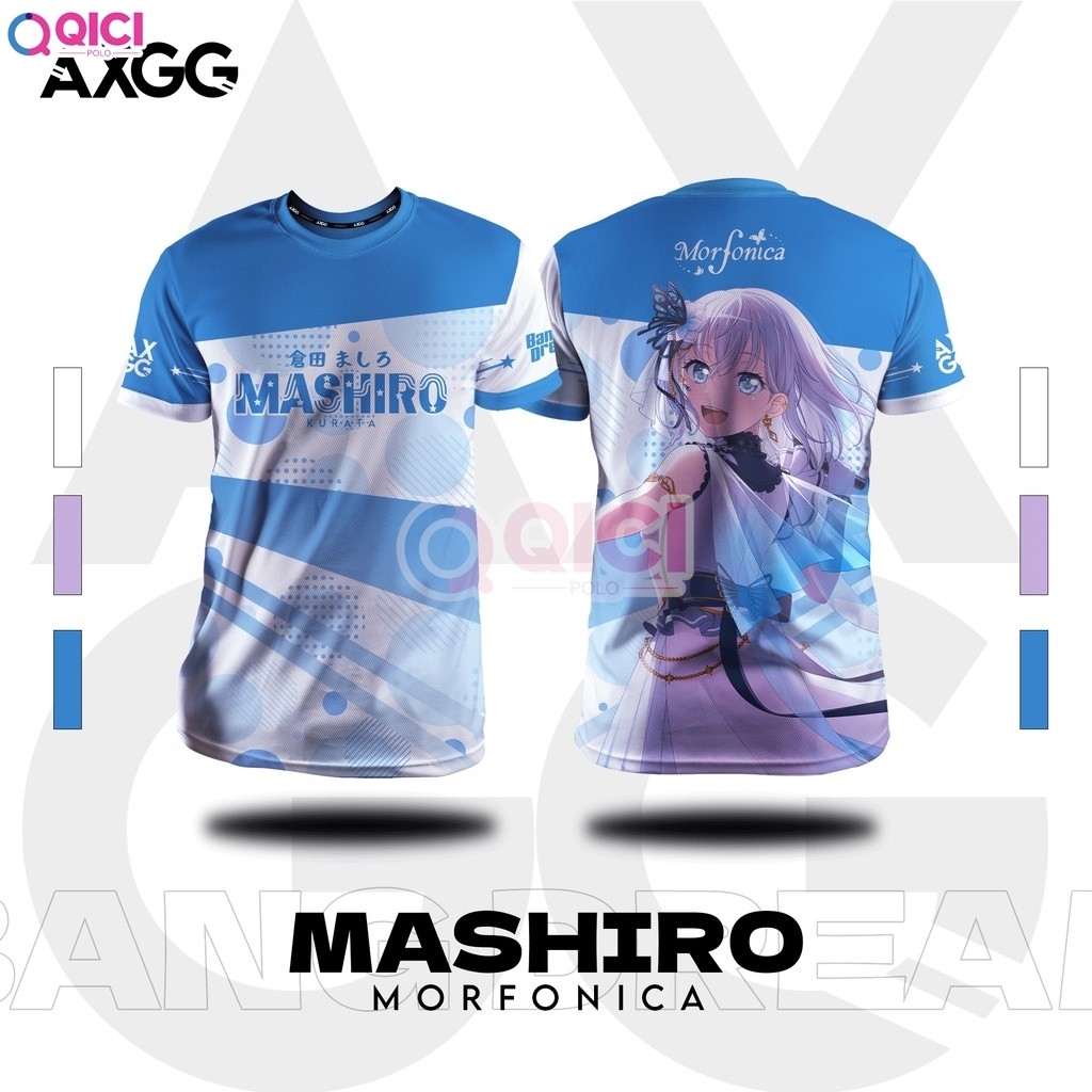 Bang Dream - เสื้อยืด Morfonica / Baju Microfiber Jersi / Jersey Sublimation / Tshirt Jersey