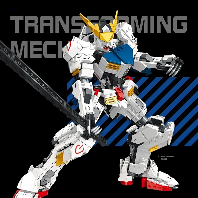 ตัวต่อหุ่นยนต์ Barbato Gundam 952 ชิ้น JIE STAR thumbnail 4