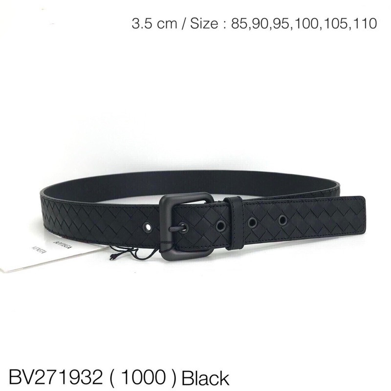 เข็มขัด New bottega veneta belt 3.5 cm in Black