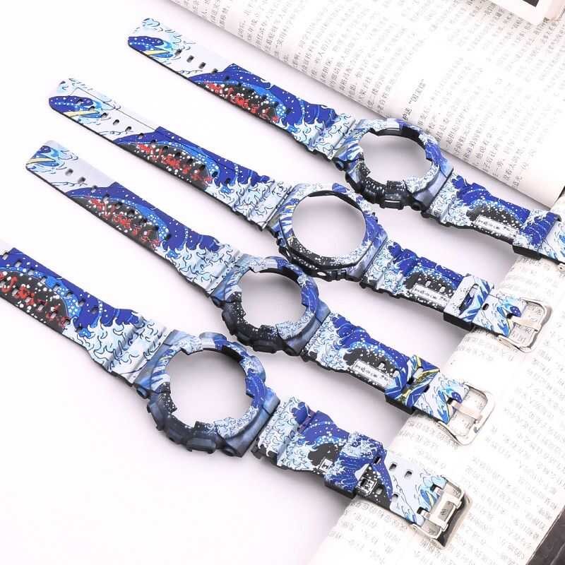 Quality High Case Strap For Ak Ga2100 Ga2110 Ga700 Ga110 Silicone Watch Band For Dw5600 5610/Gagma-