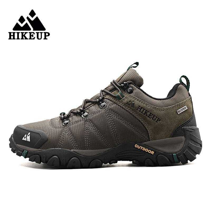 HIKEUP รองเท้าเดินป่าผู้ชาย กันน้ำ ระบายอากาศ