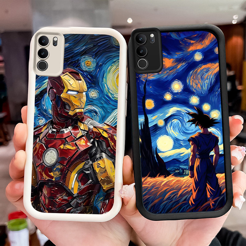 ปลอกกันกระแทกสําหรับ VIVO Y19S V40 Y300 Y200 Lite Pro WF26 marvel Heroes