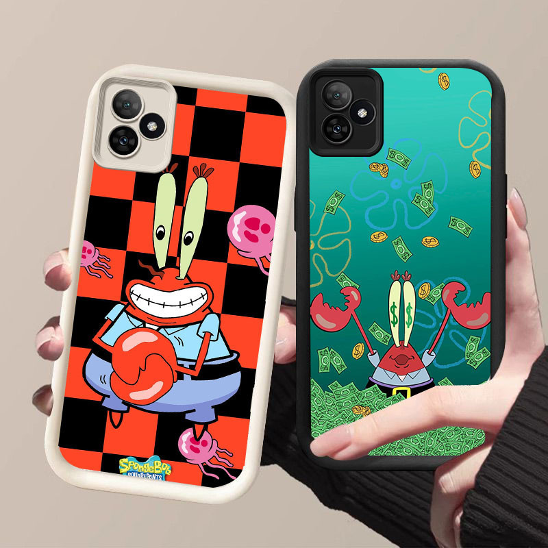 YZ-180 SpongeBob Mr. Krabs ปลอกกันกระแทกสําหรับ Realme Narzo Note C51 SE GT N61 C61 6 C53 C63 N53 60