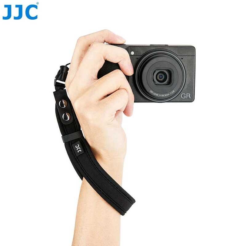 JJC สายรัดข้อมือนุ่มจากนีโอพรีนสำหรับกล้อง สำหรับ Sony ZV1 ZV-E10 RX100 VA V IV III II A6600 A6400 A