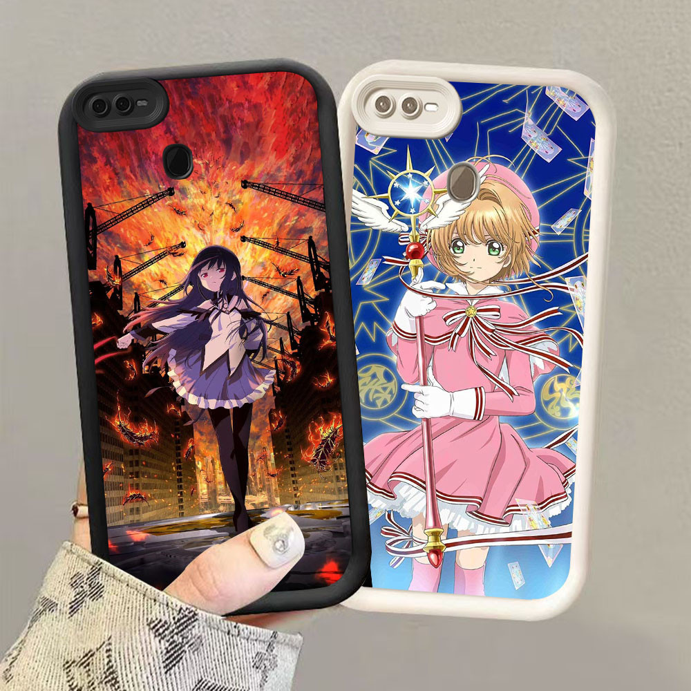 YZ-113 Madoka Magica Tomoe ปลอกกันกระแทกสําหรับ OPPO Realme 2 F7 A5S A12s A11k F9 A12 A7 2018 Pro