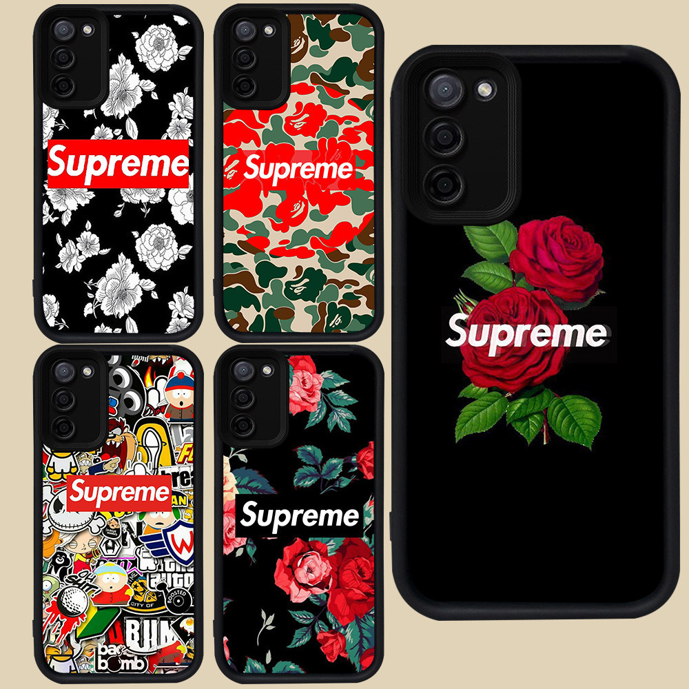 ปลอกสีดําสําหรับ Samsung M02 F02S A31 A03 Core J6 A02 A02S A71 J4 Plus A51 M02S A03S R46 Rose Supre-