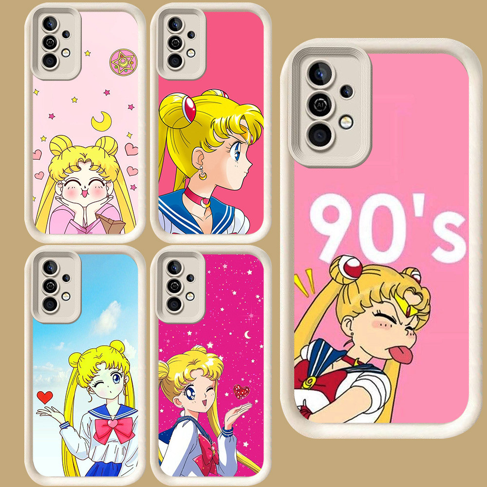 R8 23 Sailor Moon สําหรับ Samsung A15 A56 A05S A14 A16 A35 A55 A25 A24 A34 A54 A36 A04s S25 Ultra 5G