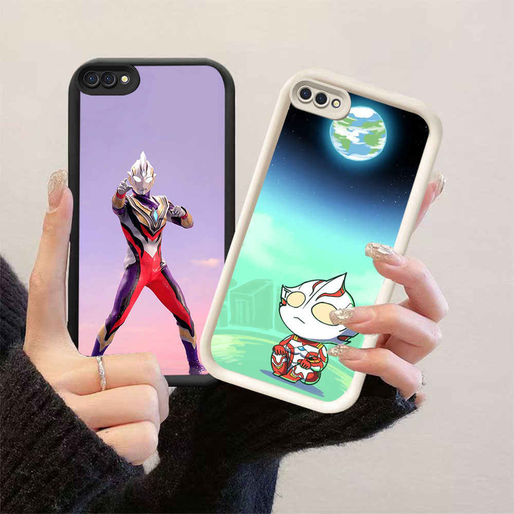 YZ-49Ultraman Cool Casing สําหรับ OPPO Realme A12E A1K C2 A3S A5 C2s 2018