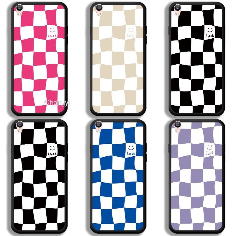 Creative สีดําสีขาวกระดานหมากรุกกันกระแทกสําหรับ OPPO F1 Plus OPPO R9 OPPO R9m