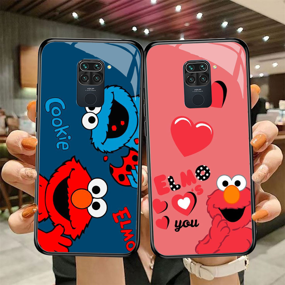 DF-83 Sesame Street TPU HD Glass Casing สําหรับ Xiaomi Redmi Note9 9S Poco M2 X3 NFC Pro