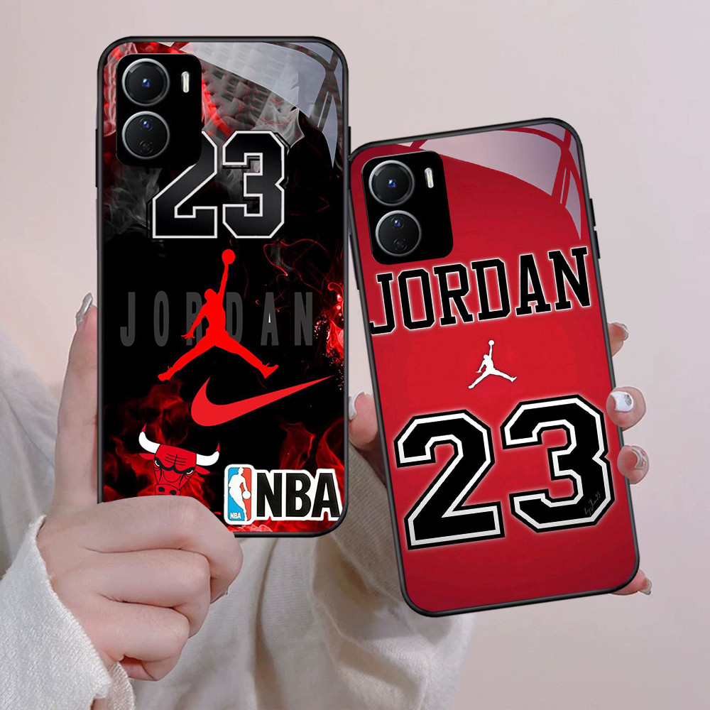 YA-17 JORDAN 23 HD Softcase Glossy Glass สําหรับ VIVO Y16 Y15S Y01 Y56 Y36 Y27S Y15A Y36i Y17S iQOO 