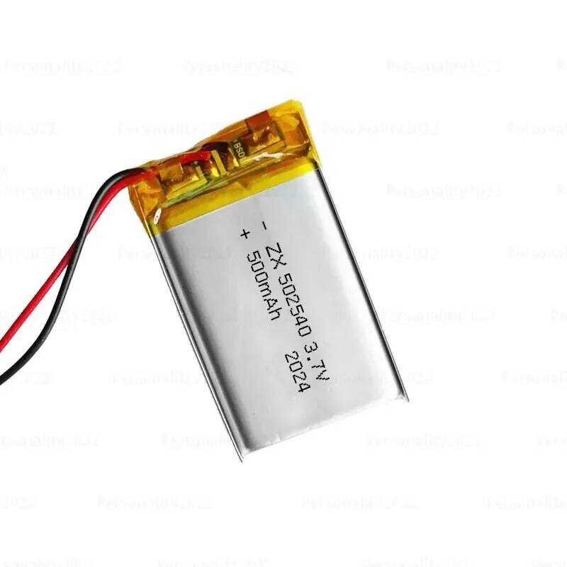 502540 1 ชิ้น - 8 ชิ้น แบตเตอรี่ Li Po 500mAh 3.7V052540 แบตเตอรี่ลิเธียมโพลิเมอร์สำหรับดีวีดี เอ็มพ - รูปที่ 3