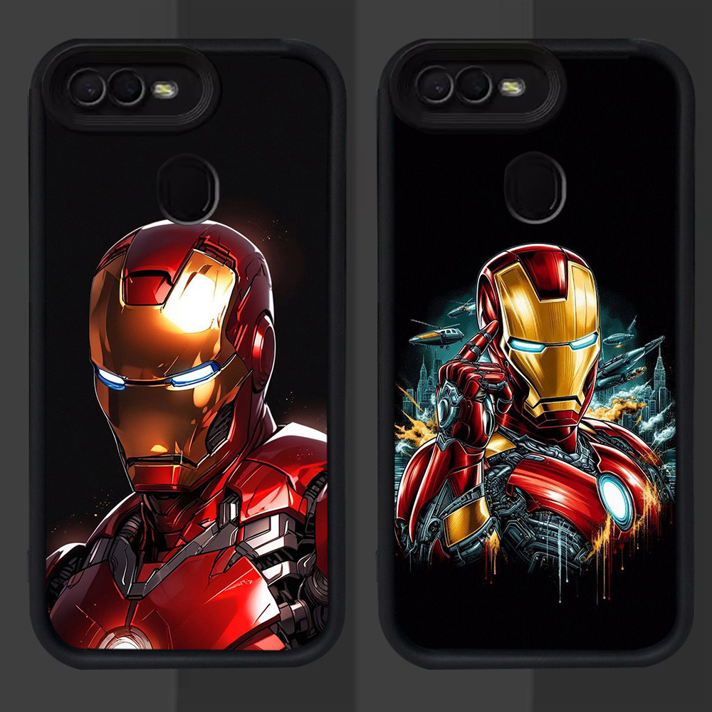 R26 Iron Man OPPO A3S A7n A7 A5 A12S Realme C1 A12E A12 A5S กรณี