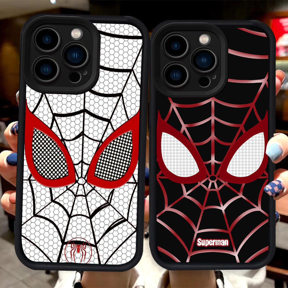 H61 เคส Spider-Manl สําหรับ iPhone 11 8 7 14 12 13 Pro Max Plus
