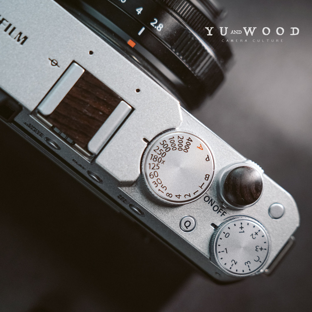 Yuwood Fuji XT30 ปุ่มชัตเตอร์ไม้ฝาครอบรองเท้าร้อนเหมาะสําหรับ Nikon Zf Fuji Xe4 Leica Q3, ฯลฯ