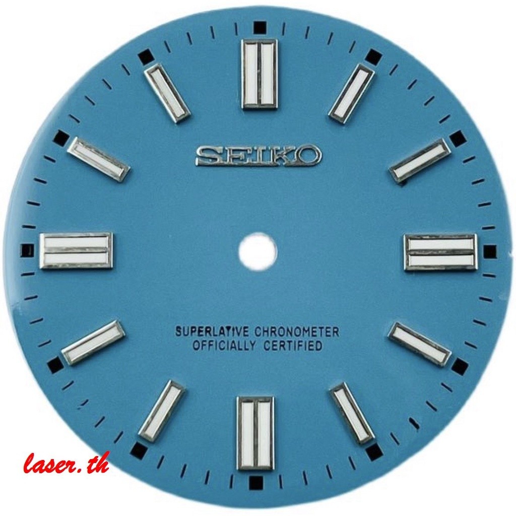 Speedy Delivery เตรียมจัดส่ง [Dial] NH35 Dial 28.5mm C3 Luminous Green NH36 นาฬิกาดําน้ําอุปกรณ์เสริ