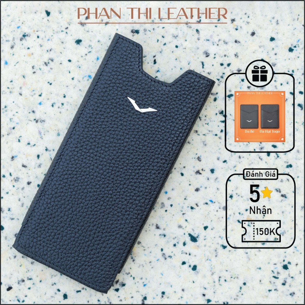 Vertu Meta 1 - I Vertu 5G Togo Grain Leather Phone Case Draw Box