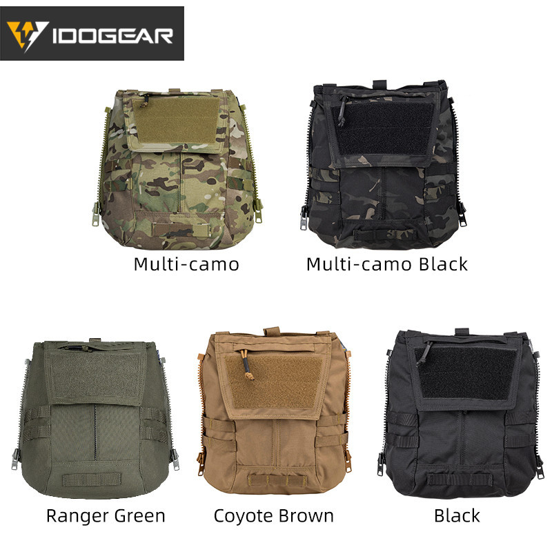 Idogear Tactic Zip-on แผงกระเป๋าสําหรับ CPC AVS JPC2.0 เสื้อกั๊ก Fase Release Buckle Multi-function กระเป๋า 3531