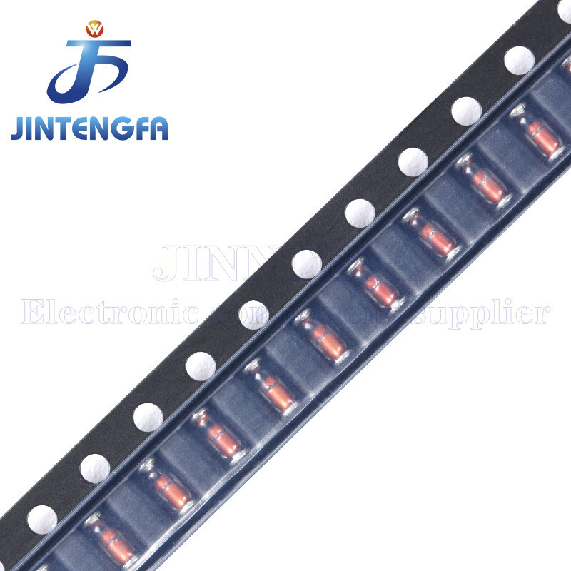 2500pcs 4148 LL4148 1N4148 IN4148 LL-34 1206 SOD-80 กระบอกแก้ว 100V 200mA SMD ซิลิคอน Epitaxial Plan