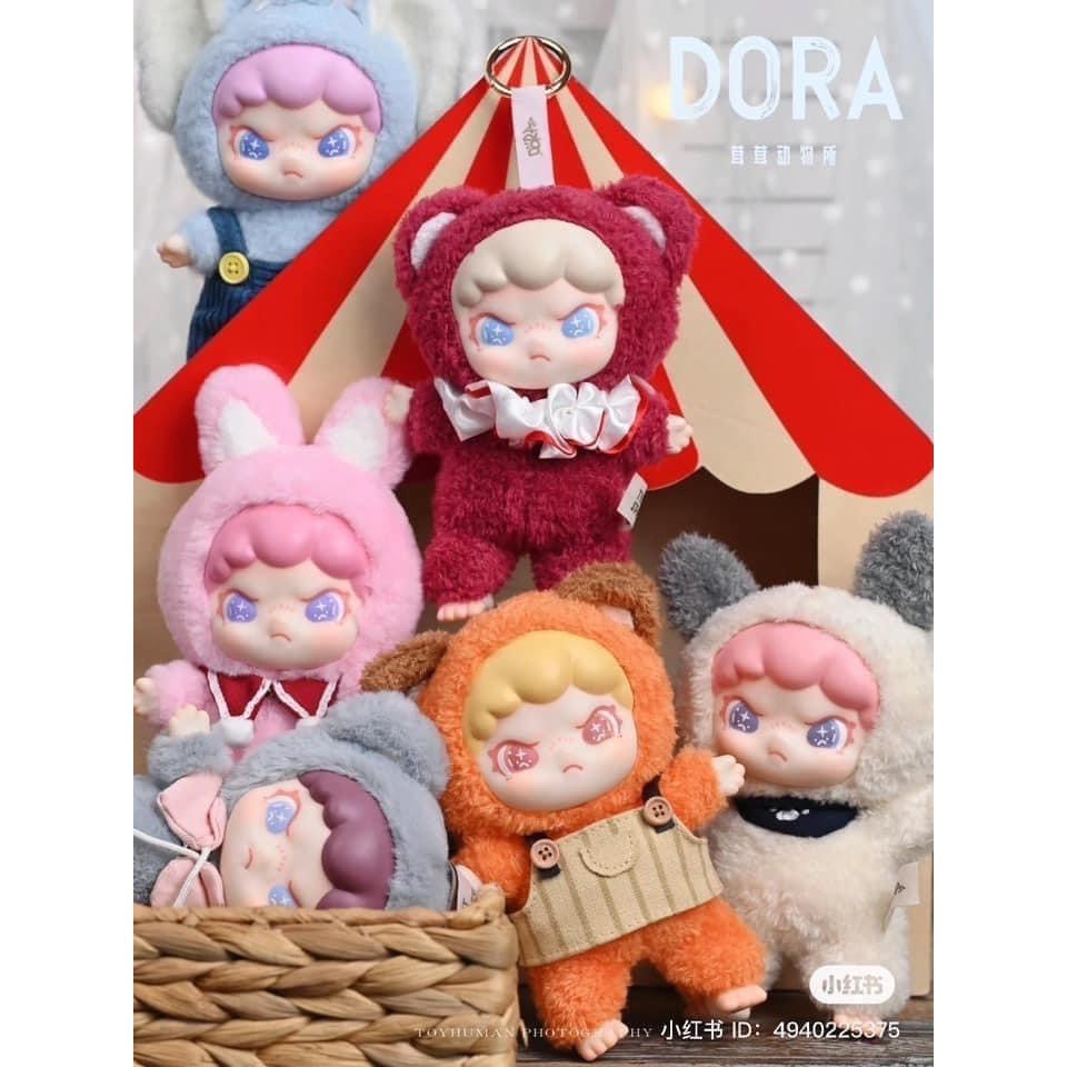 (พร้อมส่งจากไทย) DORA Animals Series Vinyl Plush Doll Baby