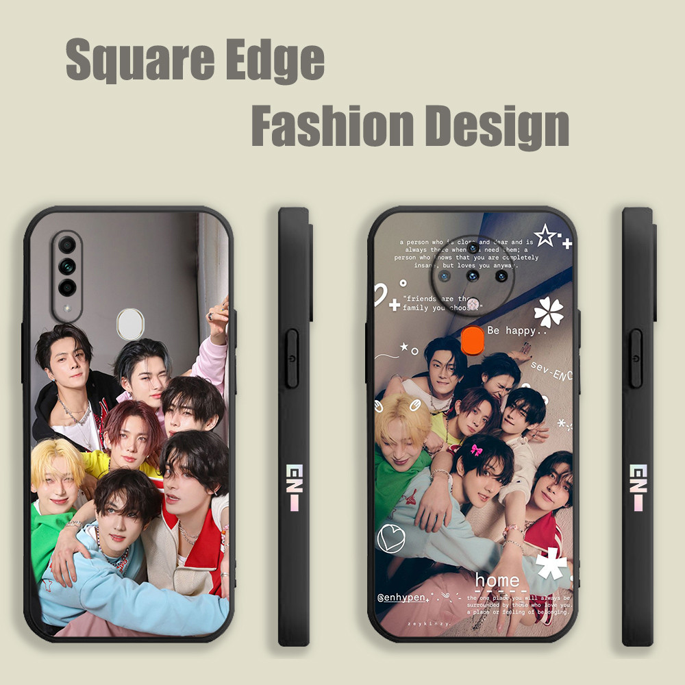 ปลอกสําหรับ OPPO A76 F19 F19S A95 A96 A77 ค้นหา X5 Pro Enhypen ot7 กลุ่ม kpopความงาม IGG02 เคสโทรศัพ