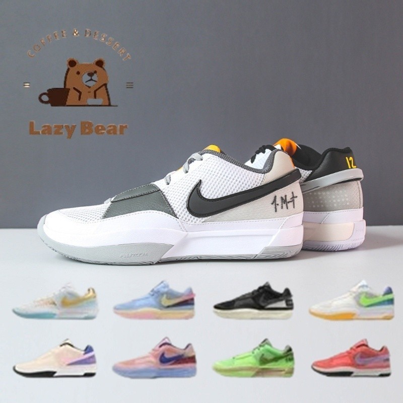 รองเท้าวิ่งคลาสสิก Ja 1 EP Ja Morant ปีมังกร First Signature รองเท้า JA1 รองเท้าบาสเก็ตบอล Blue Bei