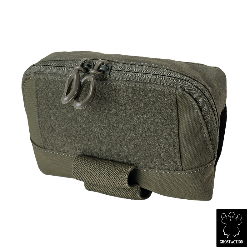 Ghost Action Tactic Admin กระเป๋า Ferro สไตล์ MOLLE น้ําหนักเบา Dual Zipper EDC ยูทิลิตี้กระเป๋า GA6508