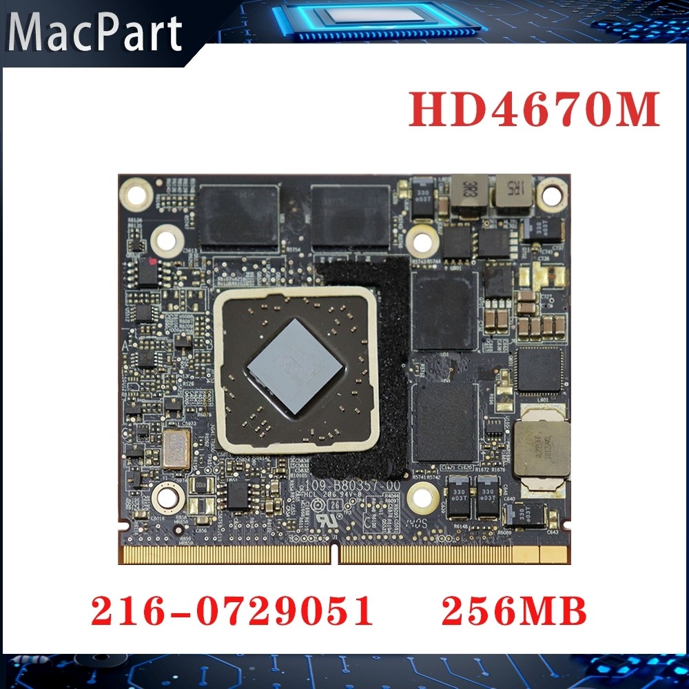 Original Radeon HD4670 HD4670M 256MBสําหรับApple iMac 21 "27" A1311 A1312 กราฟิกการ์ด 2010 2009 109-