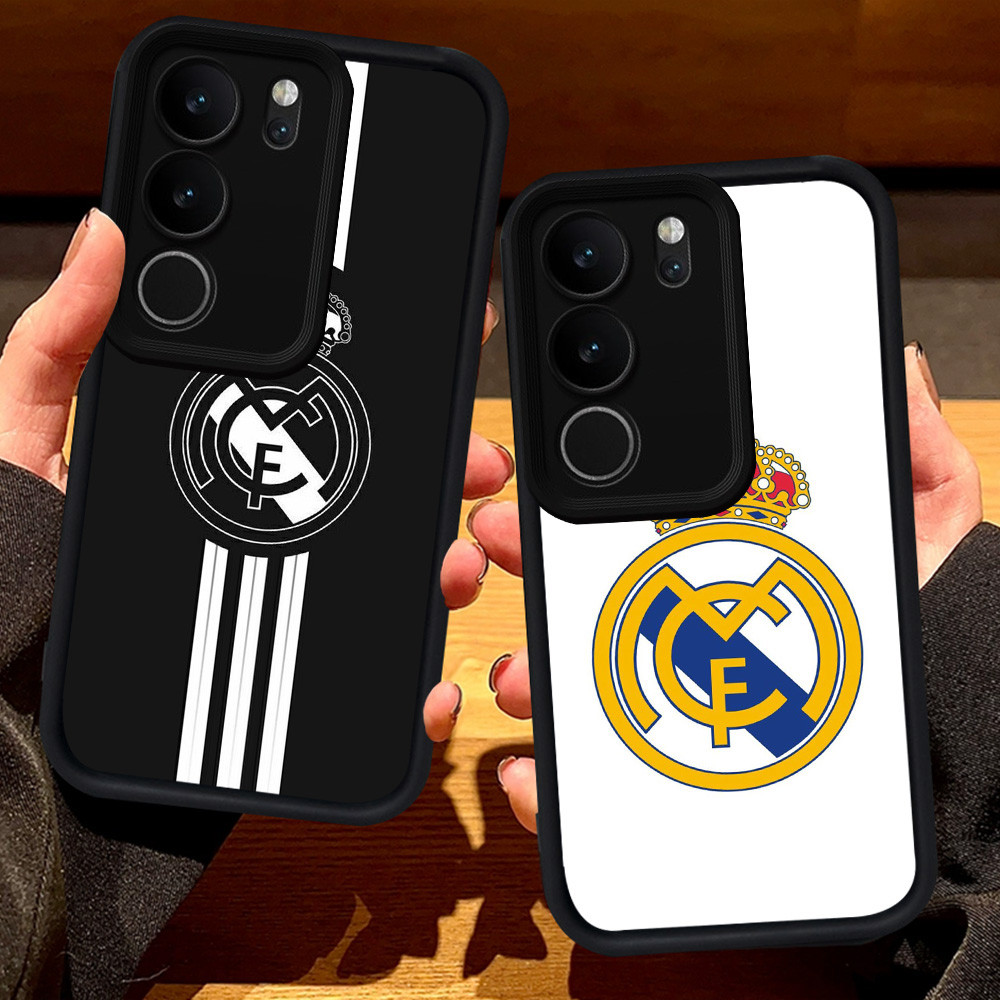 S91 Real Madrid CF Casing สําหรับ Infinix Note 50X 50S HOT 50i 50 60 60i Pro Plus 5G สีดํา