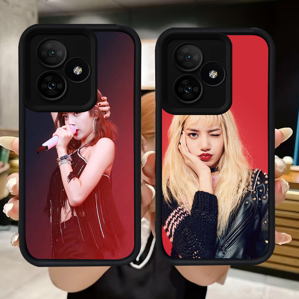 Q65 BLACKPINK Lisa นุ่มสําหรับ Realme C63 C55 C67 Narzo 50A Prime GT 6 C51 C53 หมายเหตุ 50 C31 C35 6