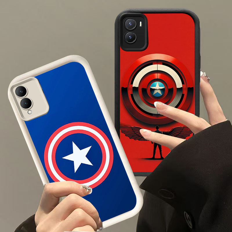 YZ-85กัปตันอเมริกา Cool สําหรับ VIVO IQOO Y56 Z9X Z9 Z10 Y17S Y35 Y02S Y16 Y28 2024 5G