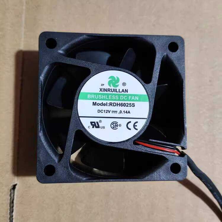 พัดลมระบายความร้อน Xinruilian XFAN RDH6025B2 6 ซม. 6025 12V 24V 0.14A