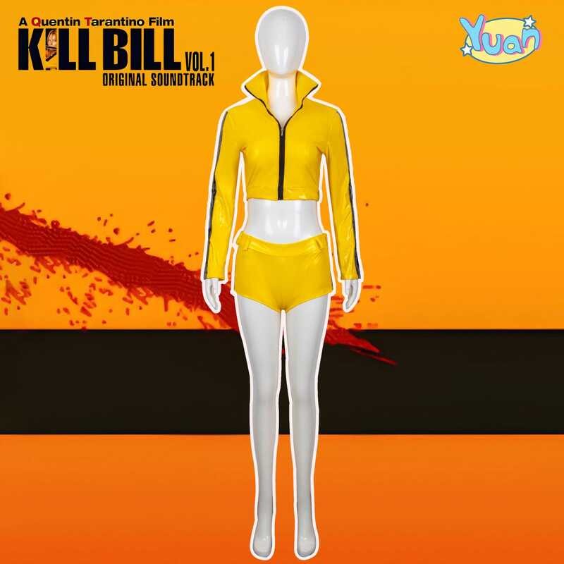 ชุดคอสเพลย์ Kill Bill เจ้าสาว พร้อมกระโปรงสั้นและแจ็กเกต