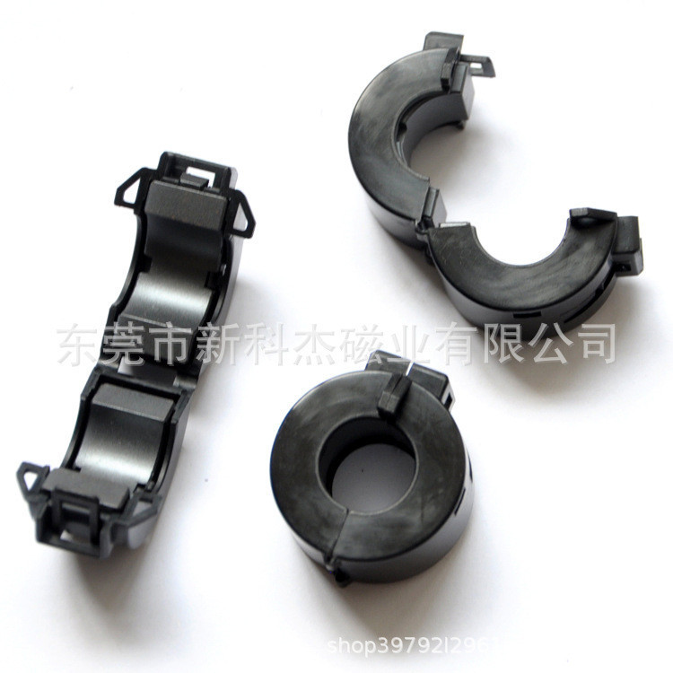 UF25 * 12 * 15 Clip-On Anti-Interference Filter แหวนแม่เหล็ก Ferrite Nickel-Zinc EMI Degaussing