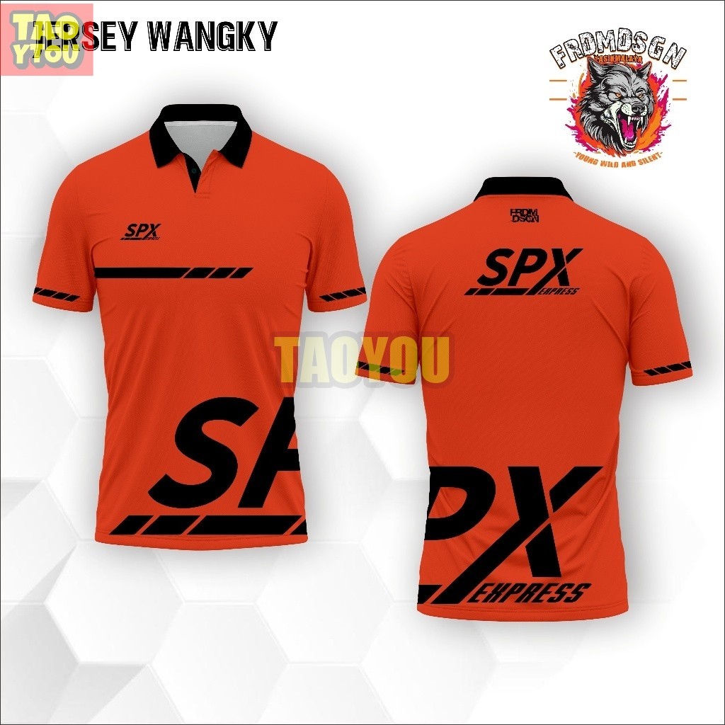 Jual JERSEY WANGY SPX EXPRESS KEMEJA SPX JERSEY POLO
