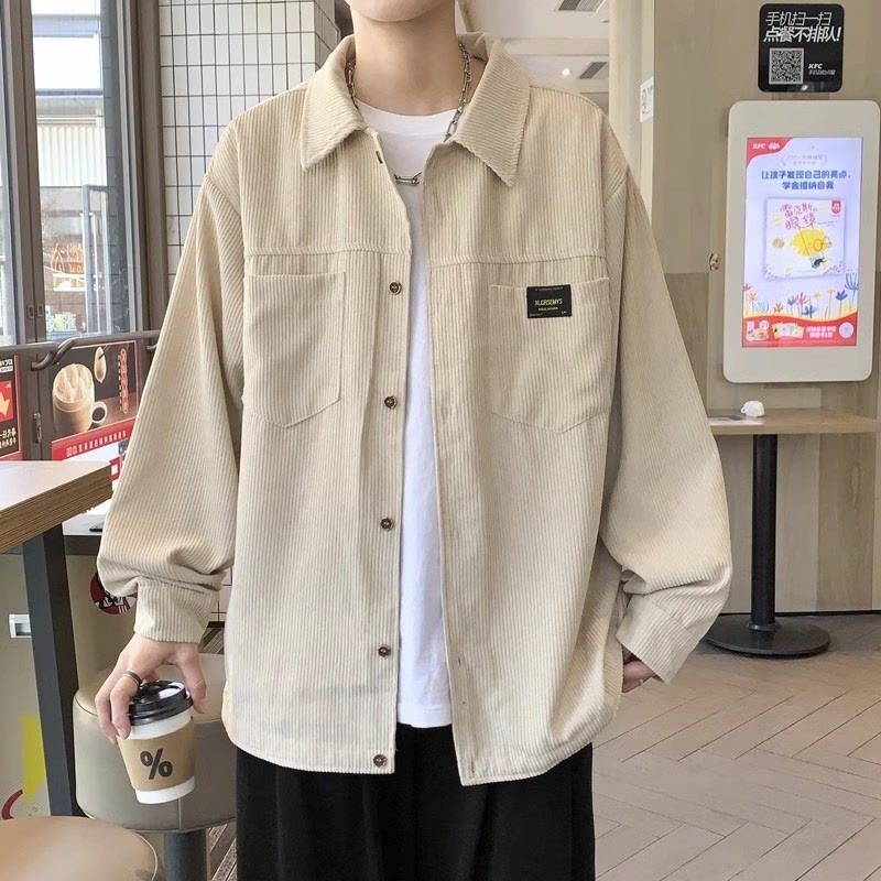 เสื้อแจ็คเก็ตแขนยาวผู้ชาย สไตล์แฟชั่นลำลอง เหมาะสำหรับเยาวชน