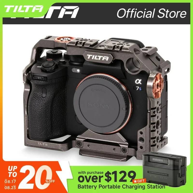TILTA สําหรับ SONY A7S3 A7s III TA-T18-FCC กล้อง Rig สําหรับ Sony A7sIII กรง Full CAGE Basic น้ําหนั