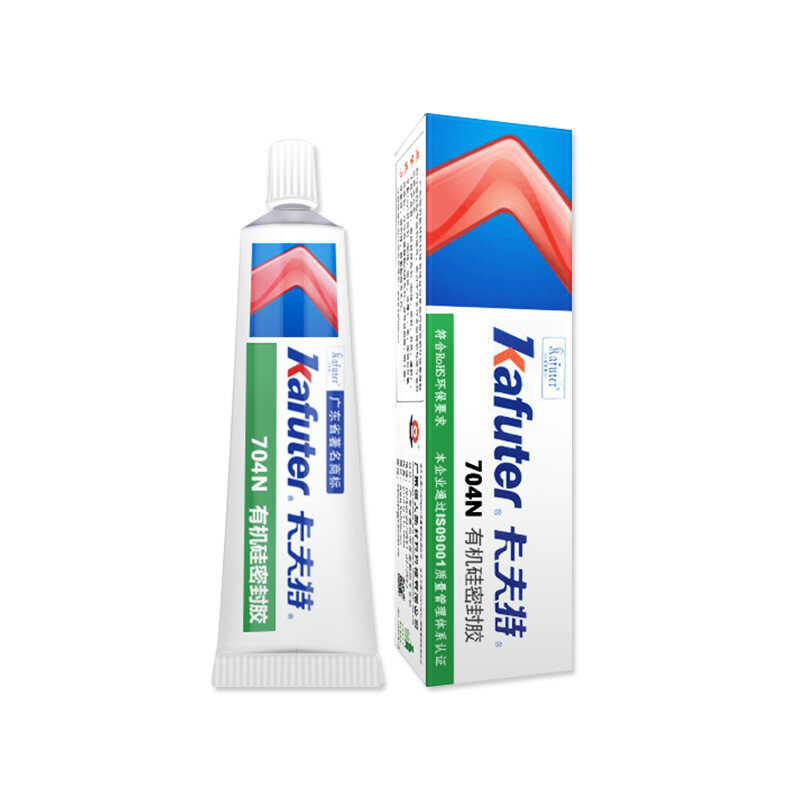 Kraft K-704N สีขาว 704NB สีดําอิเล็กทรอนิกส์กาวส่วนประกอบคงที่กันน้ําซิลิโคนอินทรีย์ซีล 50g
