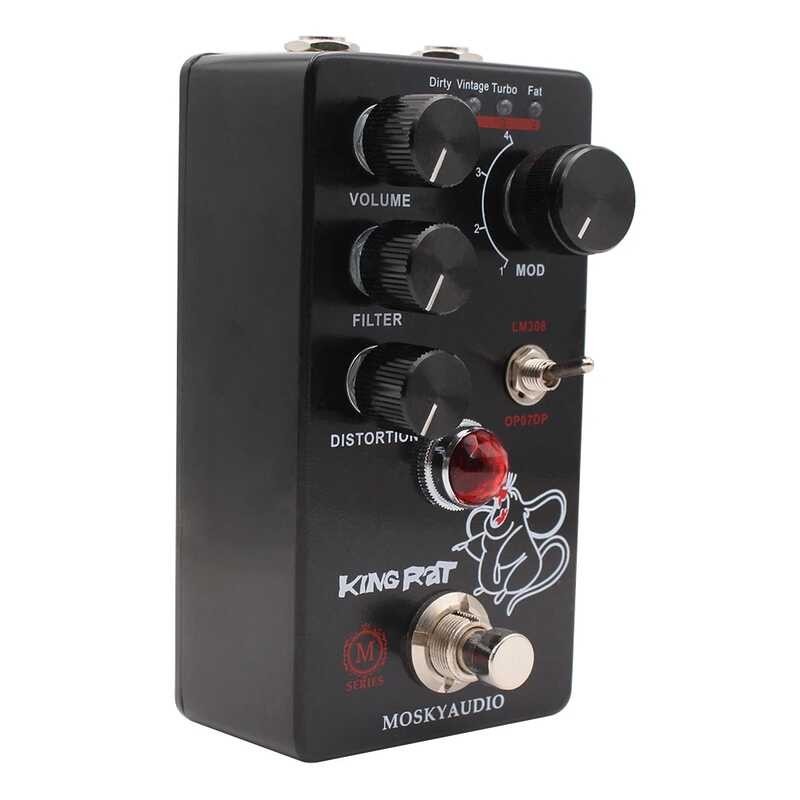 ➧ MOSKY King Rat Guitar Effect Fuzz บิดเบือนกีต้าร์ไฟฟ้า 4 ปุ่มเลื