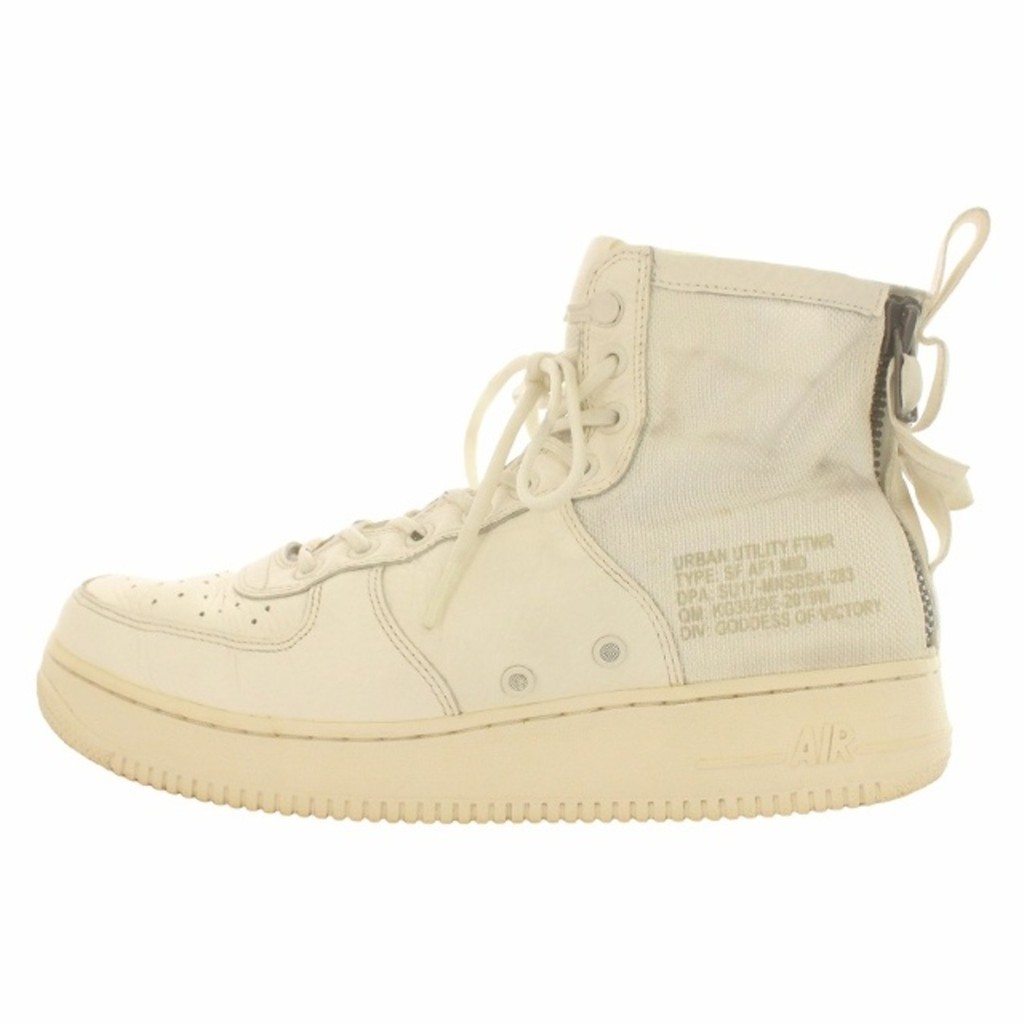 ฟิกเกอร์ NIKE SF Air Force 1 Mid Triple Ivory Direct from Japan Secondhand