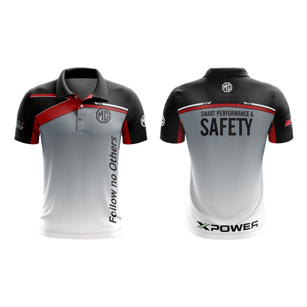 เสื้อโปโล MG-A02-20 เสื้อพิมพ์ลาย คอปกแขนสั้น