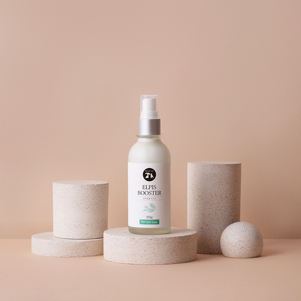 Petcaresoap Elpis สุนัขผมพันกันไฟฟ้าสถิตผิวที่ตายแล้วผิวชุ่มชื้นผิวผ่อนคลายเอสเซ้นส์หมอก 100ml