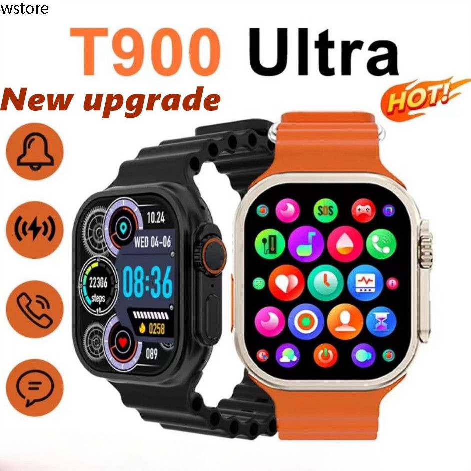 ใหม่ t900 ultra Smart Watch Series ultra Bluetooth Call IP67 กันน้ํา 49 มม.เกม VS kd99 ultra Smartwa