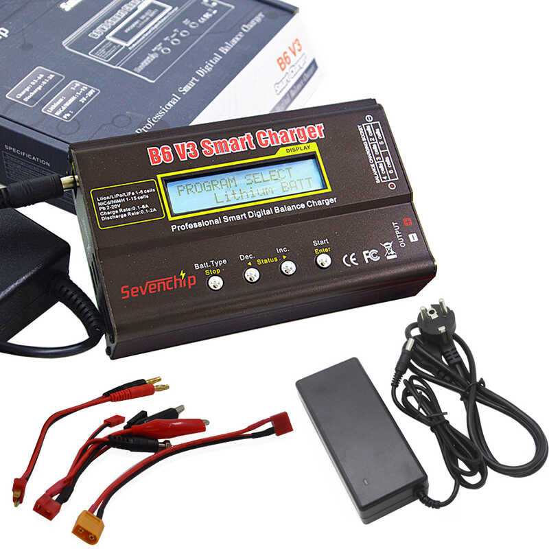 IMAX F1c B6 V3 80W มัลติฟังก์ชั่ Balance Charger / Discharger พร้อมอะแด