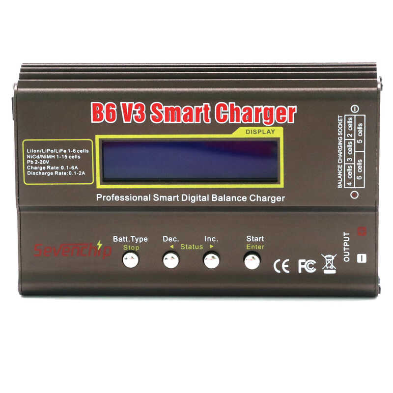 Δ IMAX B6 V3 ดิจิตอล Lipo Nimh แบตเตอรี่สมดุลชาร์จ + ไฟ AC 12V 5A