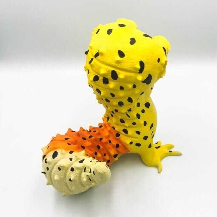 LY Leopard โมเดลเรซิ่น Gecko ตุ๊กแกเสือดาว ขนาด 15X15x12 ซม