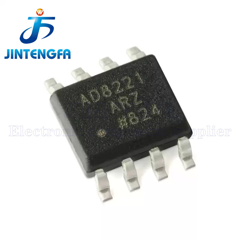 AD8221 AD8221ARZ-R7 AD8221ARZ SOIC-8 Precision เครื่องมือเครื่องขยายเสียงชิป IC ยี่ห้อใหม่แท้