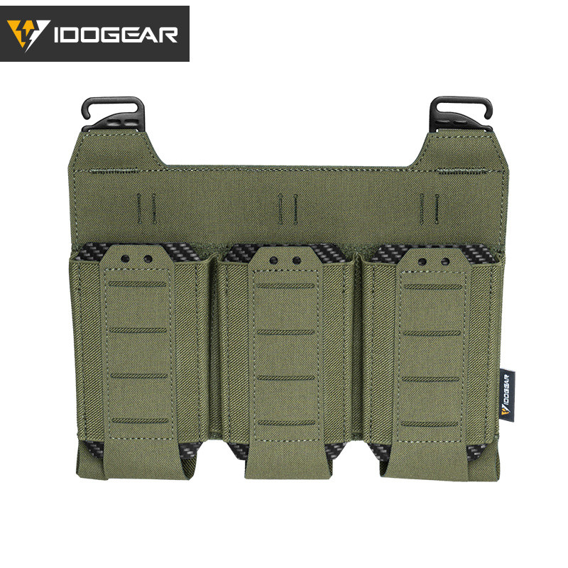 IDOGEAR Tactical Molle Mag Pouch - 556 Open-Top สอดคล้องกับเสื้อกั๊กยุทธวิธีต่าง ๆ 35134