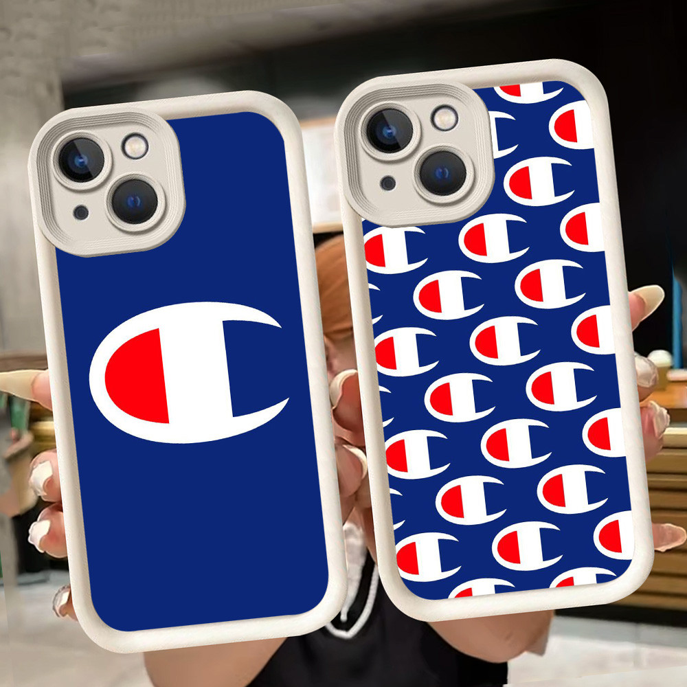 เคสนิ่มสําหรับ iPhone 7 14 8 6 13 6s Pro Max Plus White Q48 Champions