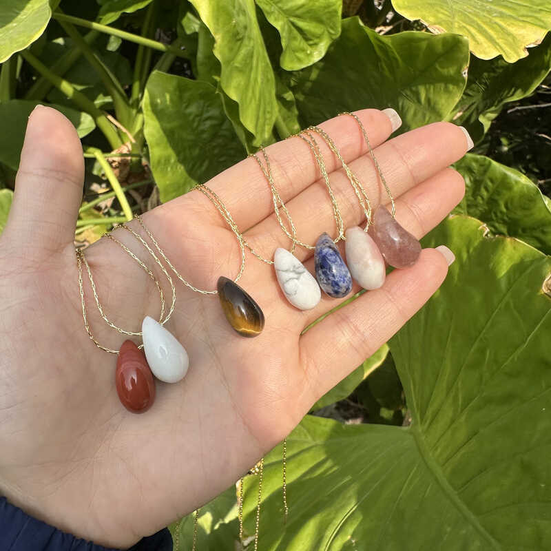 ชุดจี้สร้อยคอหยดน้ํา Comma ใหม่